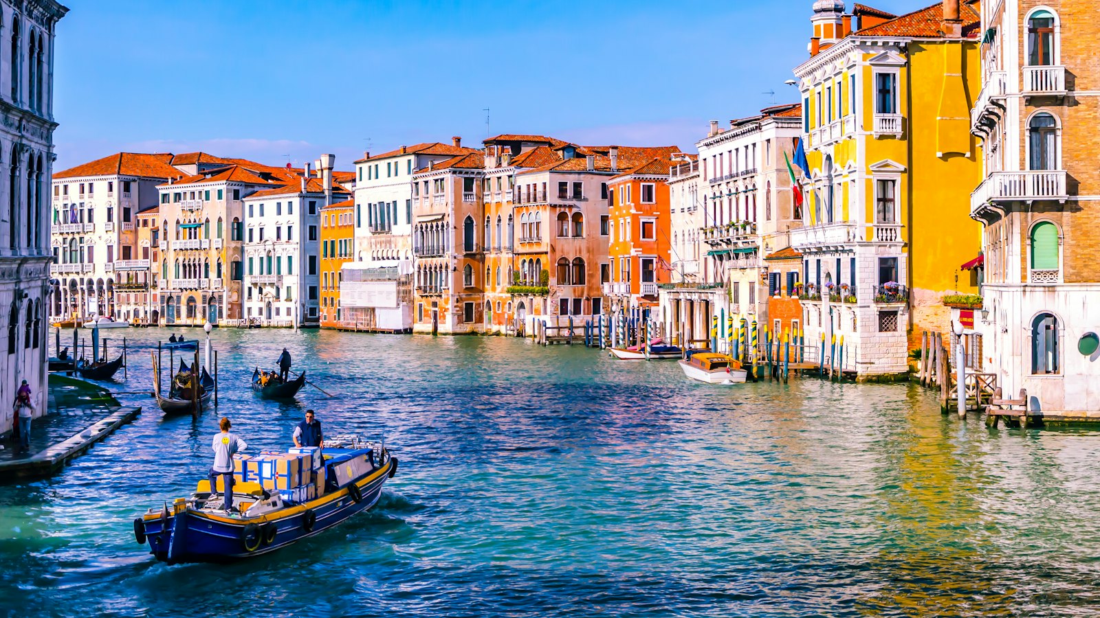 A canal in Venice, Italy