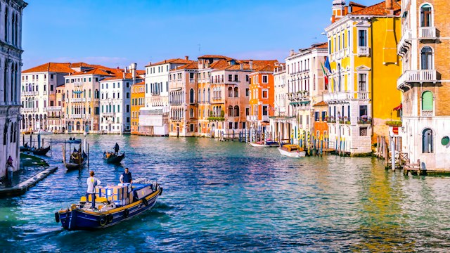 A canal in Venice, Italy