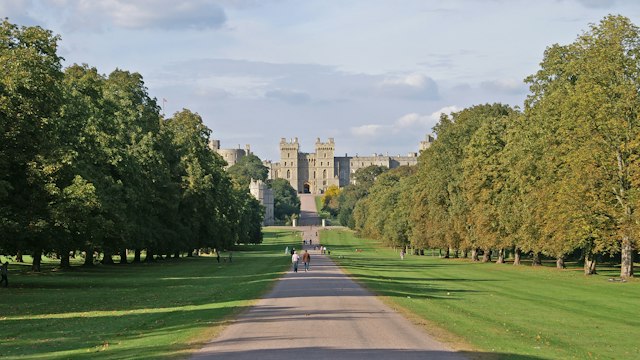The Long Walk leading up to Windsor Castle